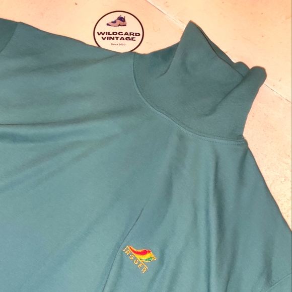 JAGGER Turtleneck TEAL colour size medium - Picture 2 of 2
